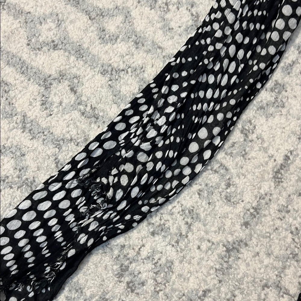 Express Monochrome Dot Pattern Scarf - image 2